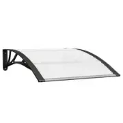 Door Window Canopy Awning Outdoor Patio Sun Shield Cover Transparent 100x80cm