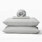 GOKOTTA Queen Size Bed Sheets 4 Piece Set, Super Soft Bamboo Sheets, Cooling ...