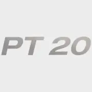 Crestliner Boat Decal 2281017 | PT 20 Silver 7 1/4 x 1 1/2 Inch