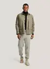 Gentle Herd Short Workwear Jacket In Cotton, Color Army Green, Size Large NWT
