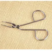 Cheap Stainless Steel Eyebrow Tweezers Facial Trimming Tweezer Makeup Beauty-UU