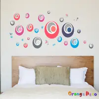 在飛比找蝦皮商城優惠-【橘果設計】圓圈 壁貼 牆貼 壁紙 DIY組合裝飾佈置