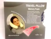Travel Pillow Memory Foam U shaped Neck Support Head RestTherapeutically shaped