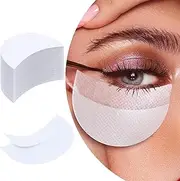 Yazikisa 100 Pcs Eyeshadow Shields Pad Lint Free Eye Shadow Stencils Pads Professional Under Patches Prevent Makeup Residue for Eyelash Extensions Eyeliner Tinting Lip