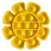 Yellow Flower Pop Bubble Fidget Toy