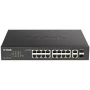 D-LINK 18-PORT 16 POE+ 2 COMBO switch RJ45/SFP 130W