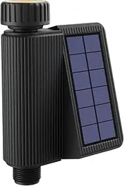 aixi-SHS Wi-Fi Smart Water Timer(3/4") Solar Power Smart Irrigation Valve Controller Set Schedules Tuya Smart APP Remote Control