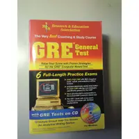在飛比找蝦皮購物優惠-GRE準備用書GRE General Test w/ CD-