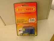 1983 MATCHBOX SUPERFAST #36 WHITE CAB REFUSE TRUCK BLUE BACK NEW IN BOX
