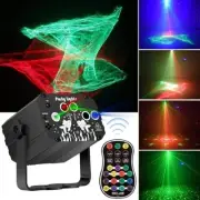 Disco Party Lights with Remote – Sound Activated Laser & Strobe for Indoor