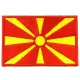【A-ONE 匯旺】北馬其頓 國旗背膠肩章 布藝背包貼 刺繡布貼 熨燙胸章 刺繡徽章 熨斗燙貼