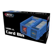 BCW Collectible Card Bin Blue 1600ct