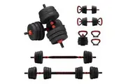 ProPulse 25KG Adjustable Dumbbell Barbell Set Home Gym Weights Exercise
