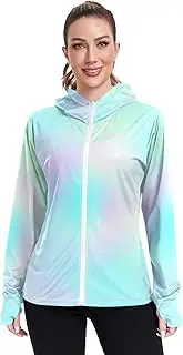 [RPLIFE] Alizarin Crimson Black Gradient Upf Clothing Women, Upf 50+ Zip Jacket, Outdoor Jacket (S-XXL)