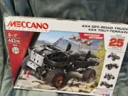 Meccano 16212 Model Building Set 4 x 4 Off Road Truck - Makes 25 Models