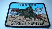 Harrier Jet Street Fighter Big Full Color Patch Unused Iron On or Sew On