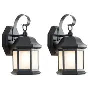 Outdoor Wall Lights, Waterproof Lanterns with Frame and Bubble Glass Shade, B...