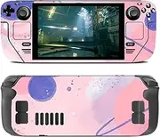 Full Set Games Decal Skin for Steam Deck console handheld gaming pc,Specially designed vinyl applique skin to Full steam deck coverage,provides protection and improves the feel of the trackpad