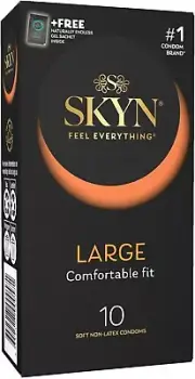 SKYN Large Condom 10 Pack, 10 count