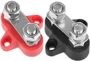 2pcs Heavy Duty Terminal Bus Bar for Battery Systems Durable Power Distribution Block Secure Connection for Automotive Rv Boat Electrical Needs