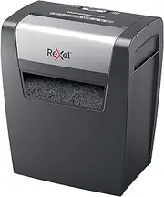 Rexel Momentum X406 Cross Cut Paper Shredder, Shreds 6 Sheets, 15 Litre Bin, Black, 2104569AU