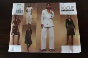 Vogue Wardrobe Pattern #2635 Size 6-8-10, Jacket, Shirt, Dress, Skirt, pants