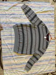 JosA Bank 3xl Long Sleeve Sweater Stripes Fas Dry, Anti-microbial,easy Clean,