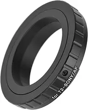 T2-AF Metal Lens Mou Adapter Ring T/T2 Mou Lens Adapter Replaceme for A100/A200/A230/A290/A300/A330/A350/A380/A390/A450/A500/A550/A560/A580/A700/A850/A900/A33/A37/A55/A57/A65/A77 ha