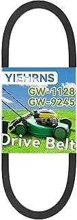 GW-1128 GW-9245 Drive Belt 1/2" x 22" Replacement for MTD Troy Bilt 1128 1128-1 GW-1128 9245 GW-9245 954-04070a AYP 76836 Craftsman 4006 Lawn Mower Horse Tiller Drive Belt