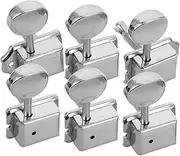 QUMIIRITY Electric Guitar Tuning Keys 6 Pack Replacement Tuners Acoustic Guitar Locking Tuner Secure Tuning