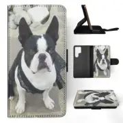 FLIP CASE FOR SAMSUNG GALAXY|BOSTON TERRIER DOG 3