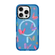 iPhone 16 Pro Impact Case MagSafe Compatible BUTTERFLIES BY AF.ILLUSTRATIONS