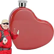Wedding Hip Flask - Portable Hip Flask | Stainless Steel Hip Flask, Leak Proof Hiking Hip Flask, 130ml Metal Lid Wine Bottle, Drinking Flasks, Sealed Cover for Wedding and Travel