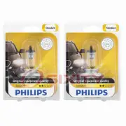 2 pc Philips High Low Beam Headlight Bulbs for Smart EQ fortwo Fortwo kr (for: Smart)