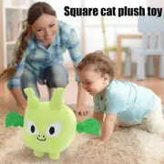 Square Cat Plush Toy for Kid Animal Stuffed Doll Children Birthday Toy (C)