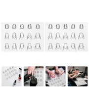 2Pcs Nail Art Mat Nail Mat Nail Table Mat Silicone Nail Stamper