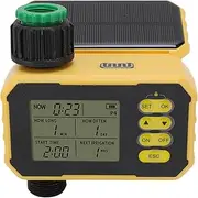 Solar Sprinkler Timer, Adjustable Programmable Water Timer for Garden Hose, Type C Port Smart Water Timer with Rain Delay, Automatic Irrigation Timer for Villa Courtyards