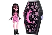 Monster High Draculaura Doll Accessories, Gore-ganizer Beauty Kit with Bat Clips, Comb Mirror, Customizable with Stamp Pen Stickers