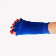 Toe Separator Socks Yoga Gym Massage Toeless Socks Stretcher Sports Socks