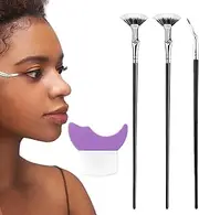 Eyelash Brushes | Angled Mascara Brushes | Smooth Folding Tool for Beauty Cosmetic Girls Family Friends Professionals