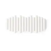 Umbra Picket Rail Hooks 5 Flip Down Coat Hat Clothes Decorative Wall Hooks White