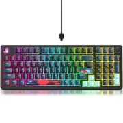 96% Wired Gaming Keyboard Gasket Mount, Hot-swappable RGB Mechanical Keyboard...