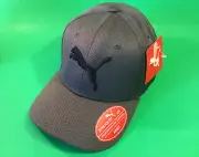 PUMA Stretch Fit Adult Unisex Hat Size L/XL Dark Gray NEW
