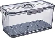 Bread Storage Box - Airtight Loaf Bread Container, Airtight Bread Storage Bins | Time Recording Container Boxes with Lid, Bread Loaf Keeper Container for Home Kitchen Countertop Restaurants
