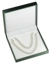 Green Color Big Necklace Chain Gift Box Luxury Soft 1 Green PU Big Necklace Box