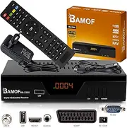hd-line Bamof 2305 Digital Satellite Receiver - (HDTV, DVB-S/S2, HDMI, SCART, 2X USB 2.0, Full HD 1080p) [Pre-Programmed for Astra Hotbird Türksat] [Energy Class A+++]