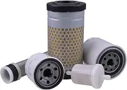 LSSOCH New Maintenance Filter Kit Compatible with Kubota Zero-Turn Mower ZG222 with Engine KGZ770-E2