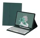 Keyboard Case for Galaxy Tab S9 FE 10.9" / S9 11" / S8 11" / S7 11" DarkGreen