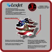 Dont Tread on Me American Flag Waterproof Sticker Decal for Laptops