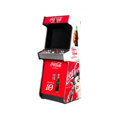 A Man & His Cave Coca-Cola Arcade Machine Strategy Fun Play Games Platinum